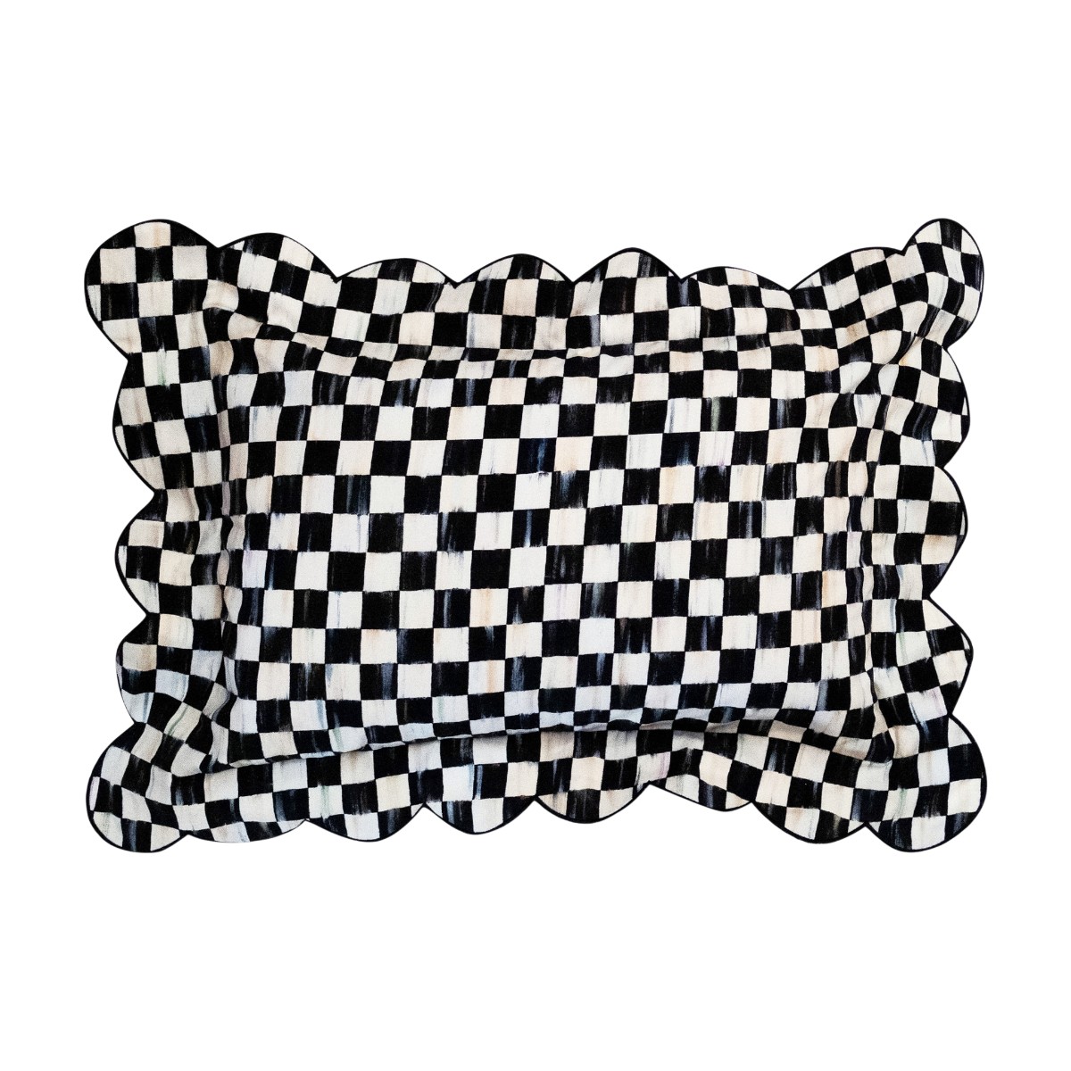 MacKenzie-Childs Lumbar Throw Pillow, Courtly Check