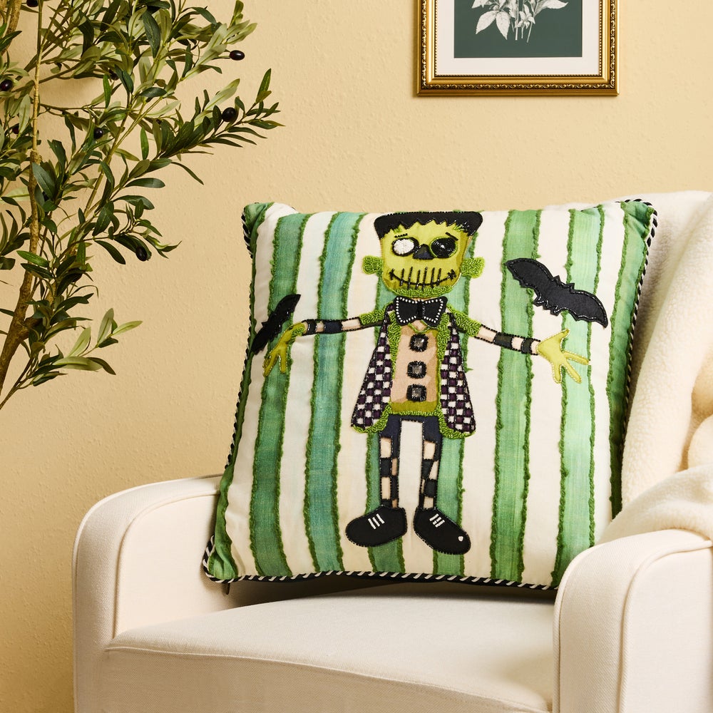 MacKenzie-Childs Frankenstein Throw Pillow