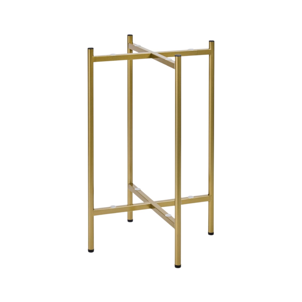 MacKenzie-Childs Enamel 2 Tier Cocktail Table, Mocha Check