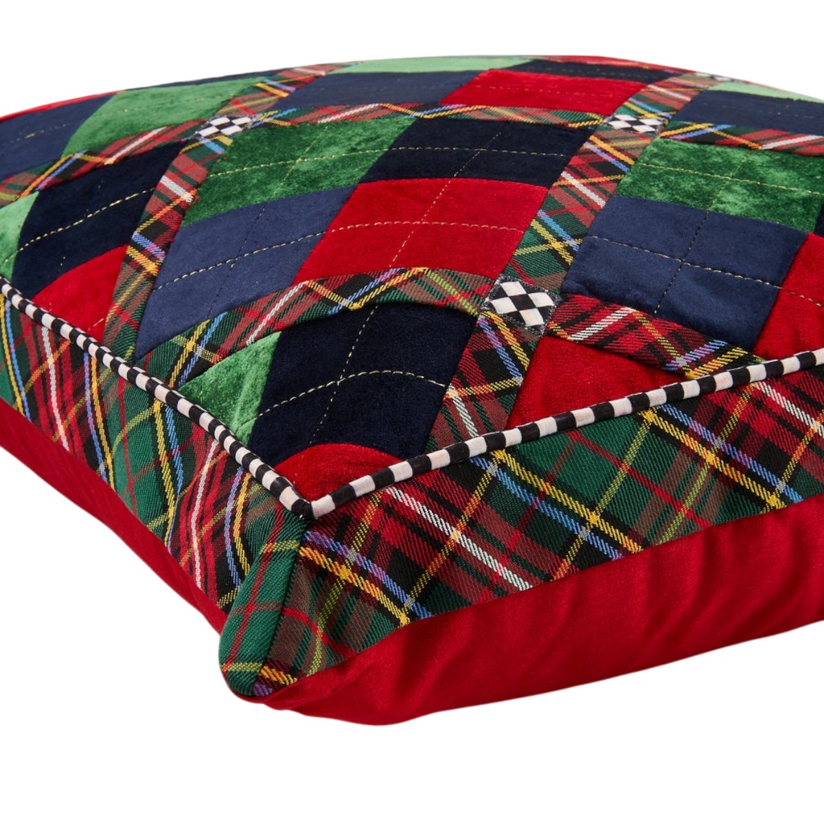 MacKenzie-Childs Timeless Tartan Throw Pillow