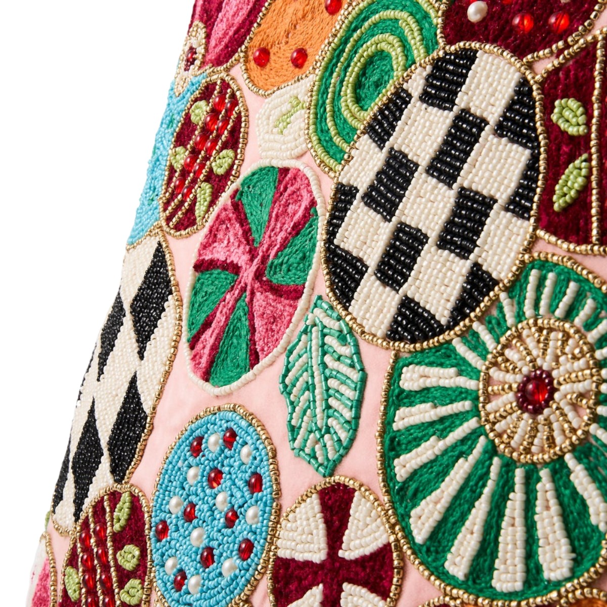 MacKenzie-Childs Confetti Jolly Ornament Throw Pillow