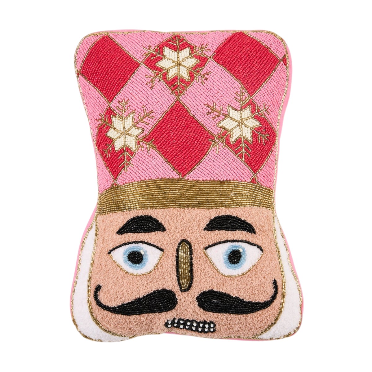 MacKenzie-Childs Nutcracker Shaped Throw Pillow