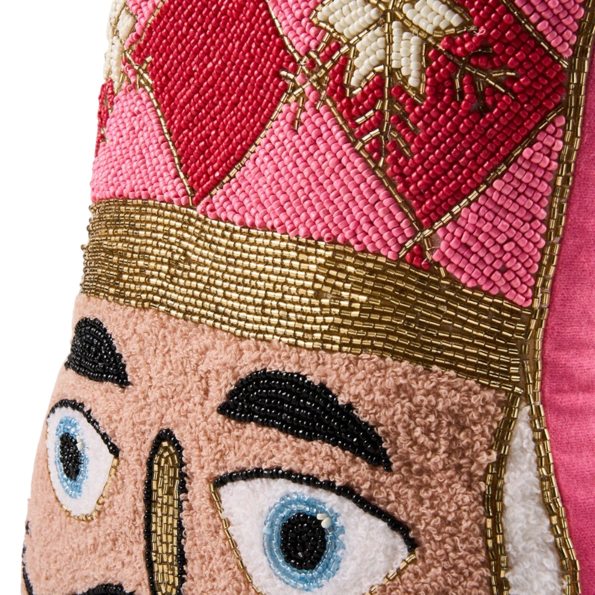 MacKenzie-Childs Nutcracker Shaped Throw Pillow