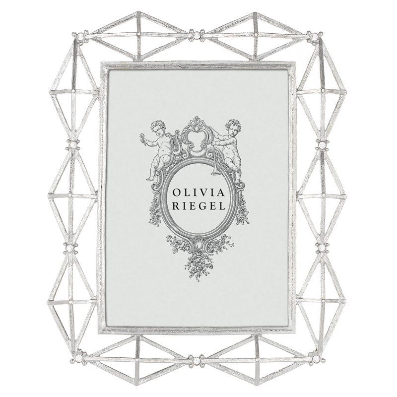 Olivia Riegel Xander Frame, Silver 5x7 RT2781 Borsheims