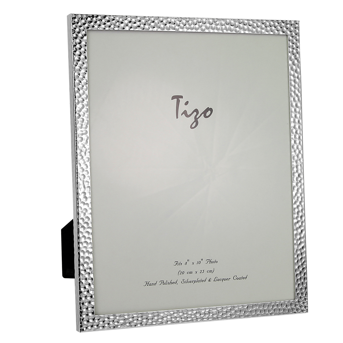 Tizo Hammered Silver Plate Frame, 8