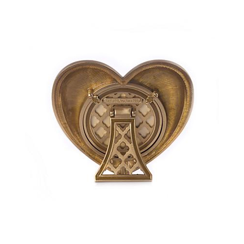 Jay Strongwater Chantal Heart Frame, Gold