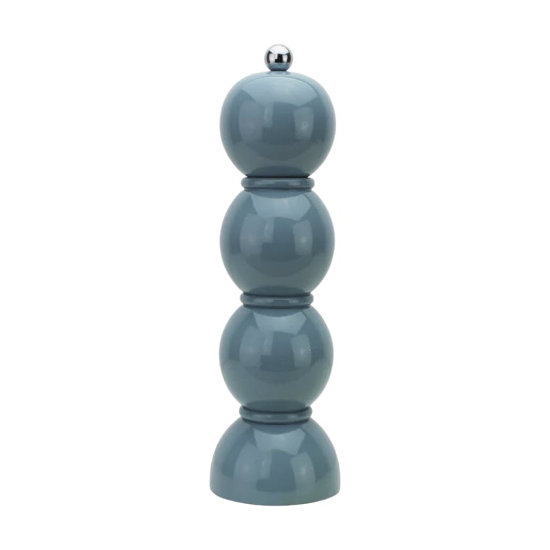 Addison Ross Bobbin Salt or Pepper Mill Grinder, Chambray Blue