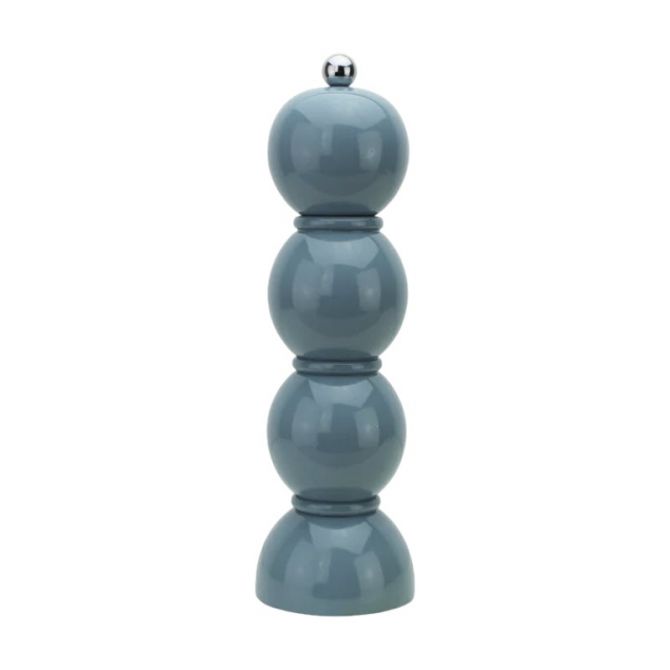 Addison Ross Bobbin Salt or Pepper Mill Grinder, Chambray Blue