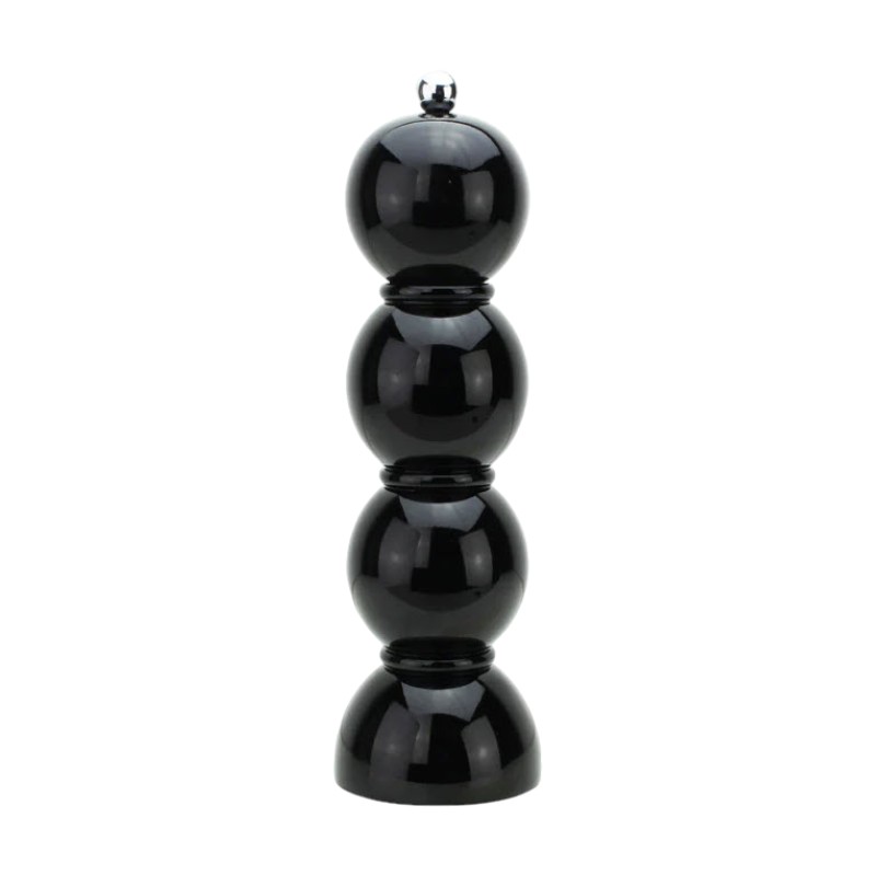 Addison Ross Bobbin Salt or Pepper Mill Grinder, Black