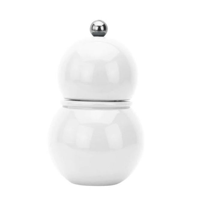 Addison Ross Chubbie Salt and Pepper Grindr, White