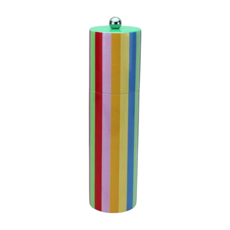 Addison Ross Column Salt or Pepper Mill, Multicolored Stripe