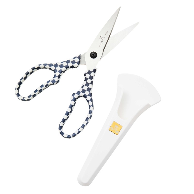 MacKenzie-Childs Black and White Check Kitchen Shears
