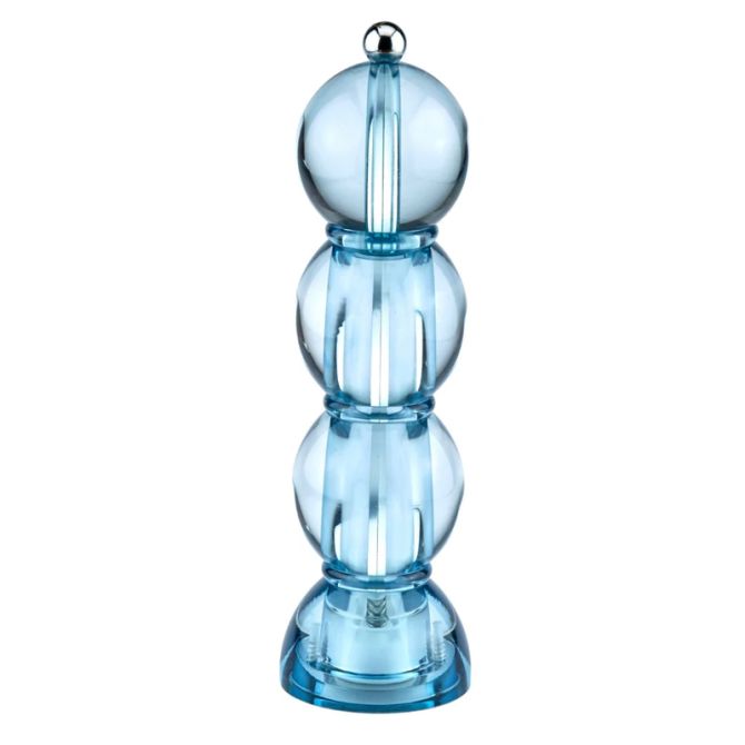 Addison Ross Icy Bobbin Salt or Pepper Mill, Blue