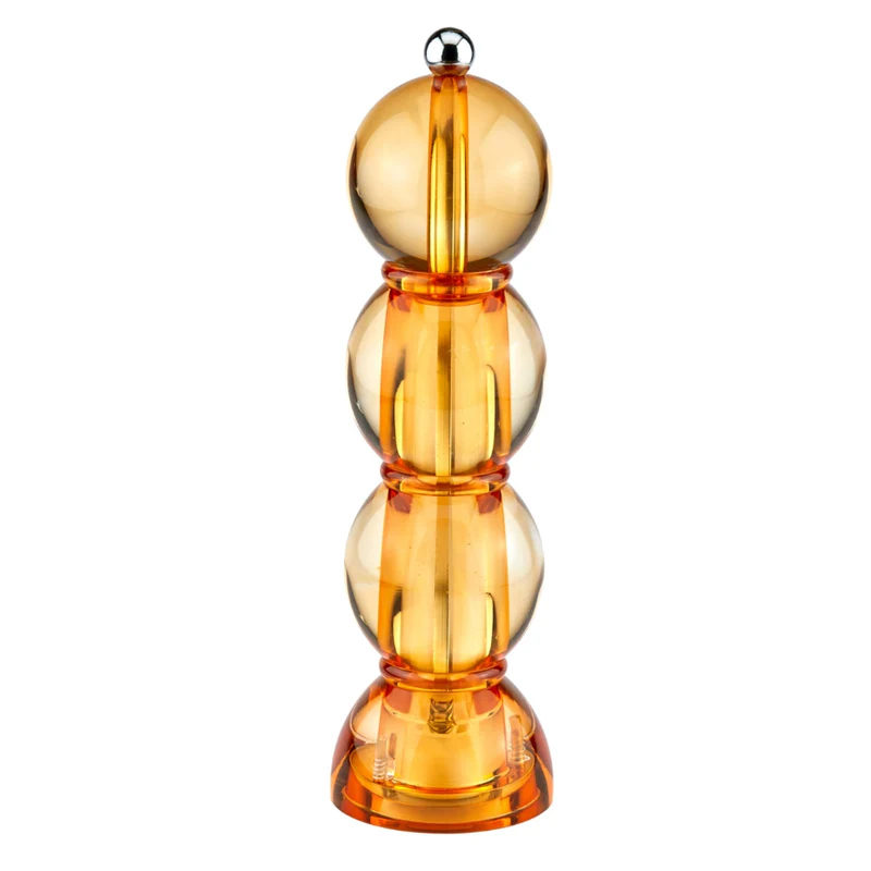 Addison Ross Icy Bobbin Salt or Pepper Mill, Amber