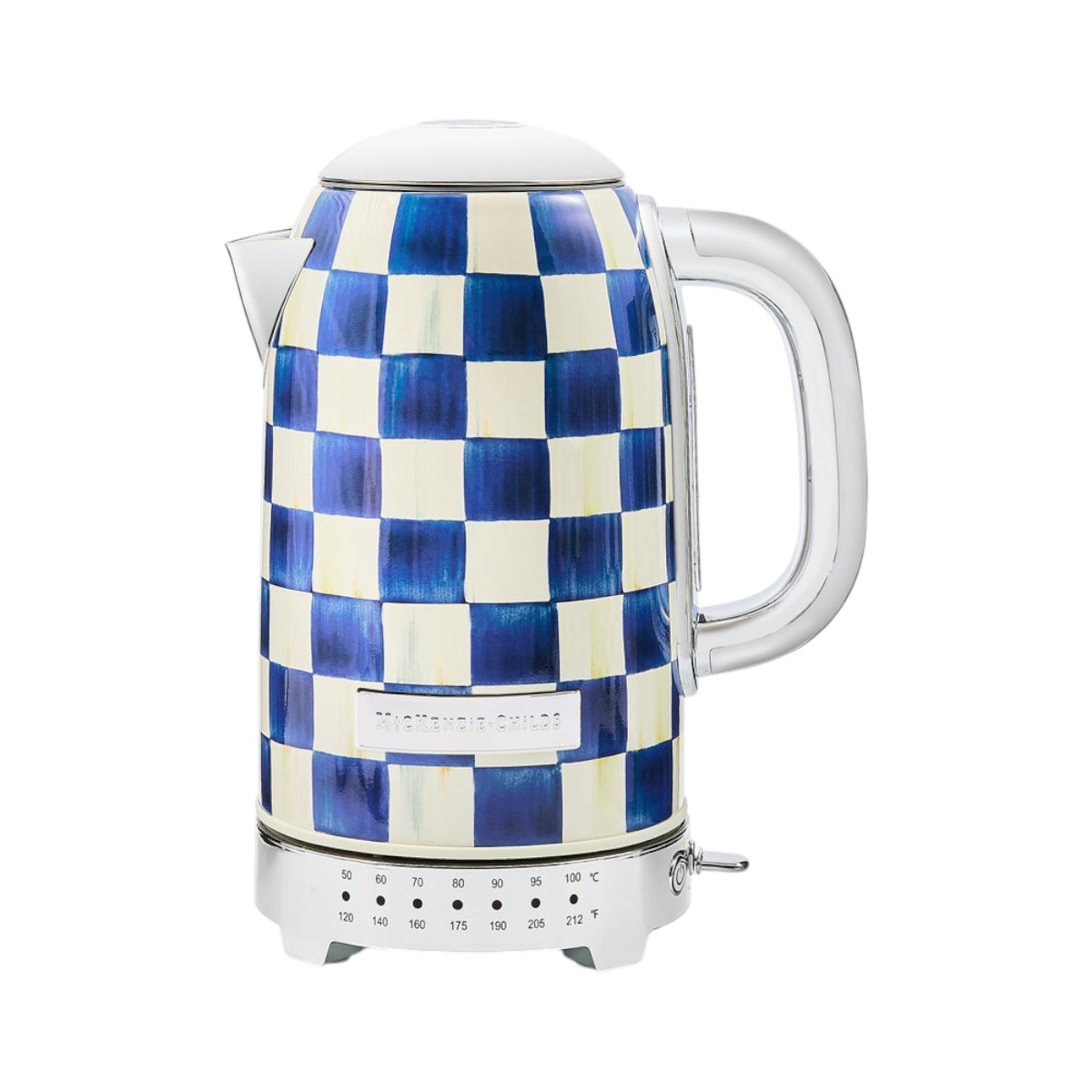 MacKenzie-Childs Electric Kettle, Royal Check