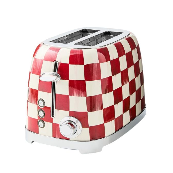 MacKenzie-Childs 2-Slice Toaster, Cherry Check