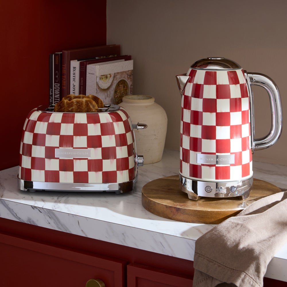 MacKenzie-Childs 2-Slice Toaster, Cherry Check