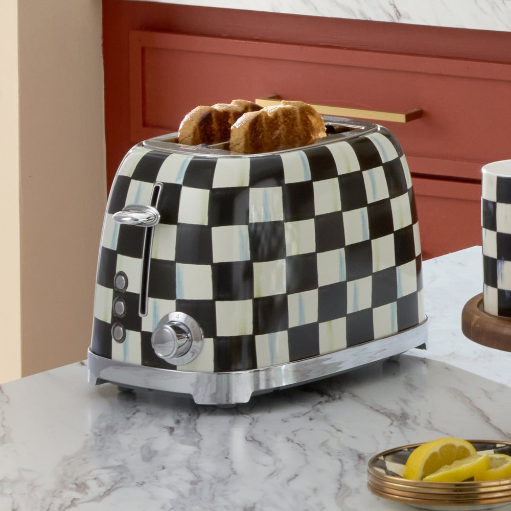 MacKenzie-Childs 2-Slice Toaster, Courtly Check