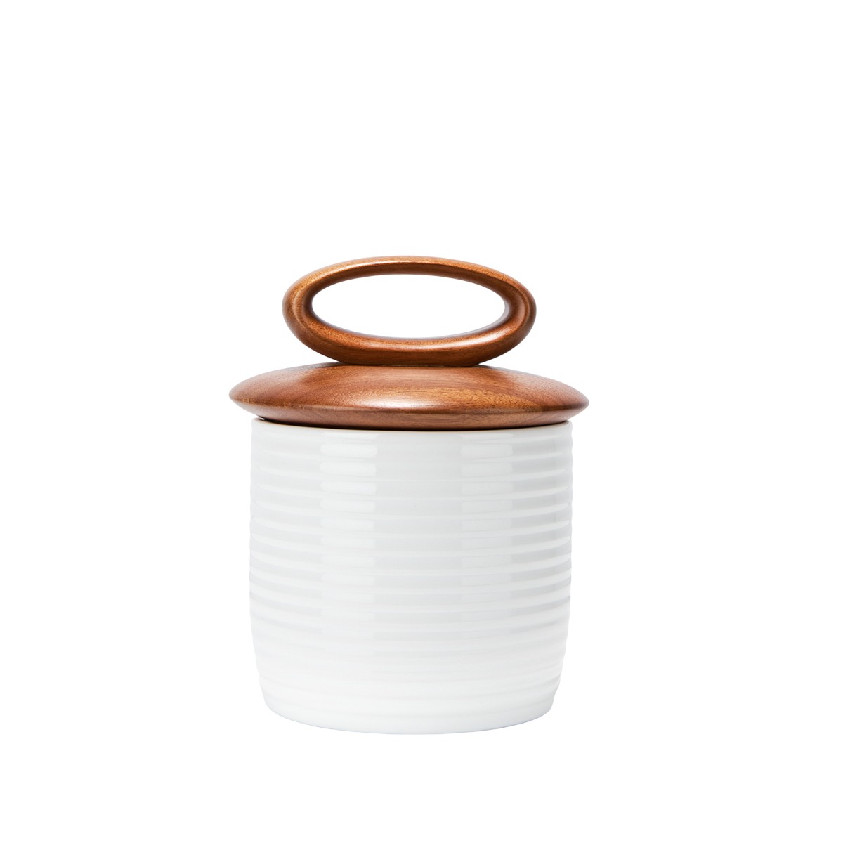 Nambe Breaking Bread Canister, Small