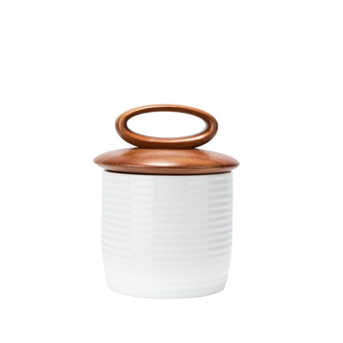 Nambe Breaking Bread Canister, Small