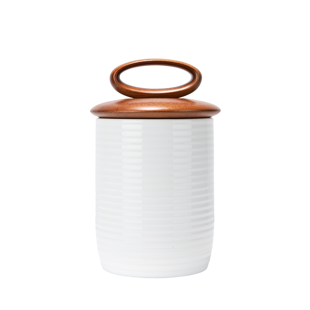 Nambe Breaking Bread Canister, Medium