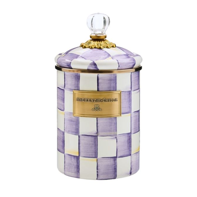 MacKenzie-Childs Medium Canister, Violet Check