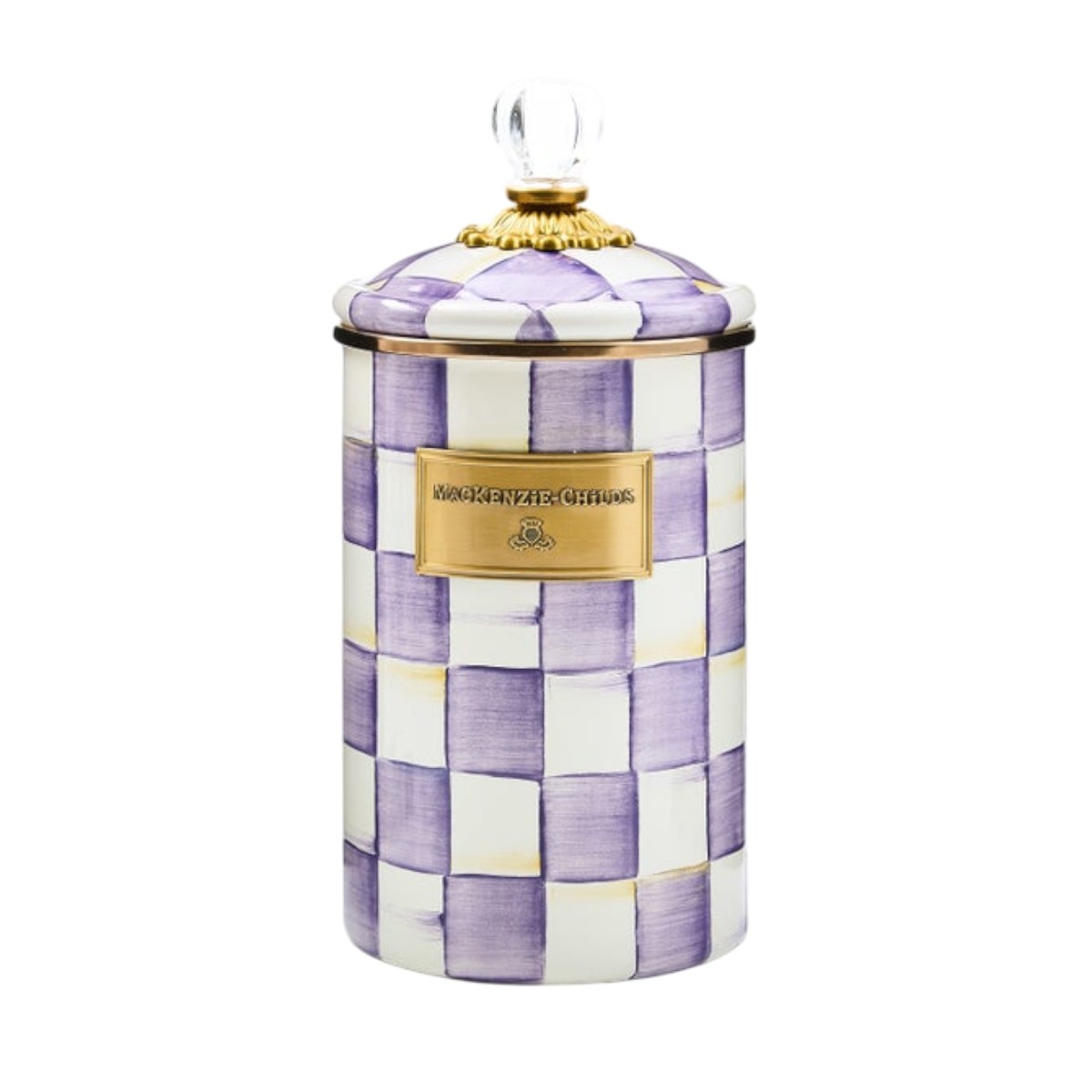 MacKenzie-Childs Large Canister, Violet Check