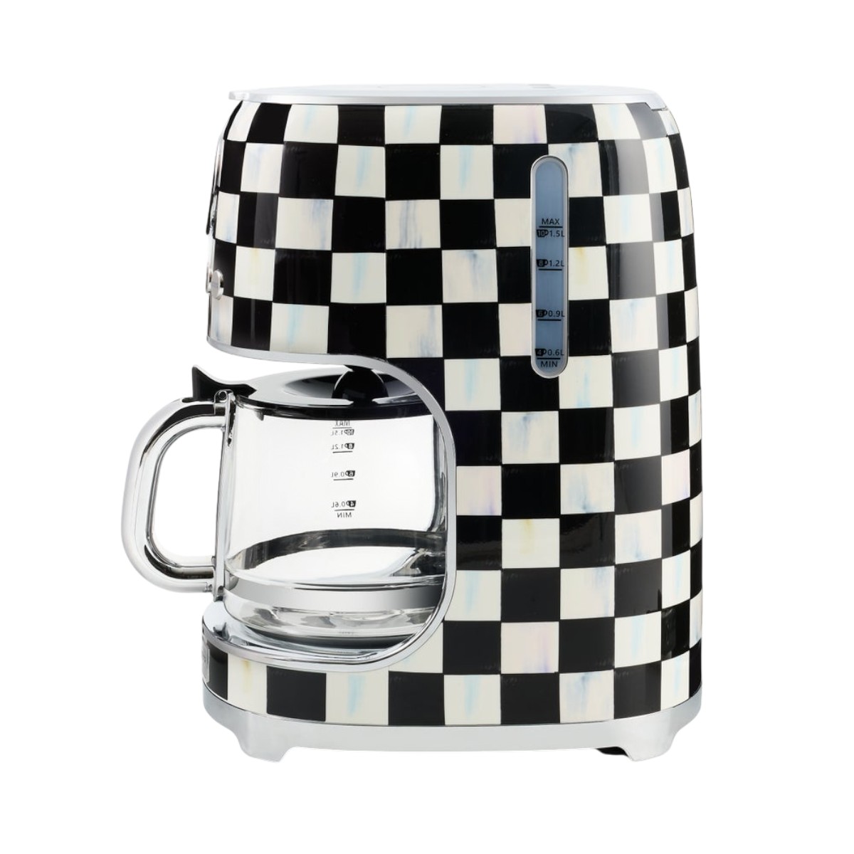 MacKenzie-Childs Drip Coffee Maker, Courtly Check
