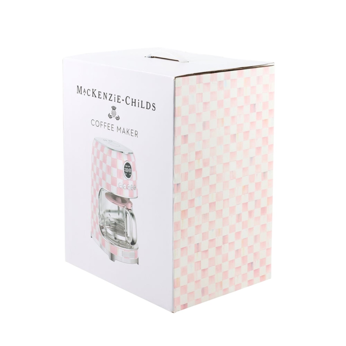 MacKenzie-Childs Drip Coffee Maker, Rosy Check