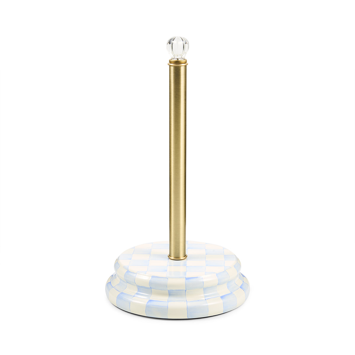 MacKenzie-Childs Paper Towel Holder, Sky Check