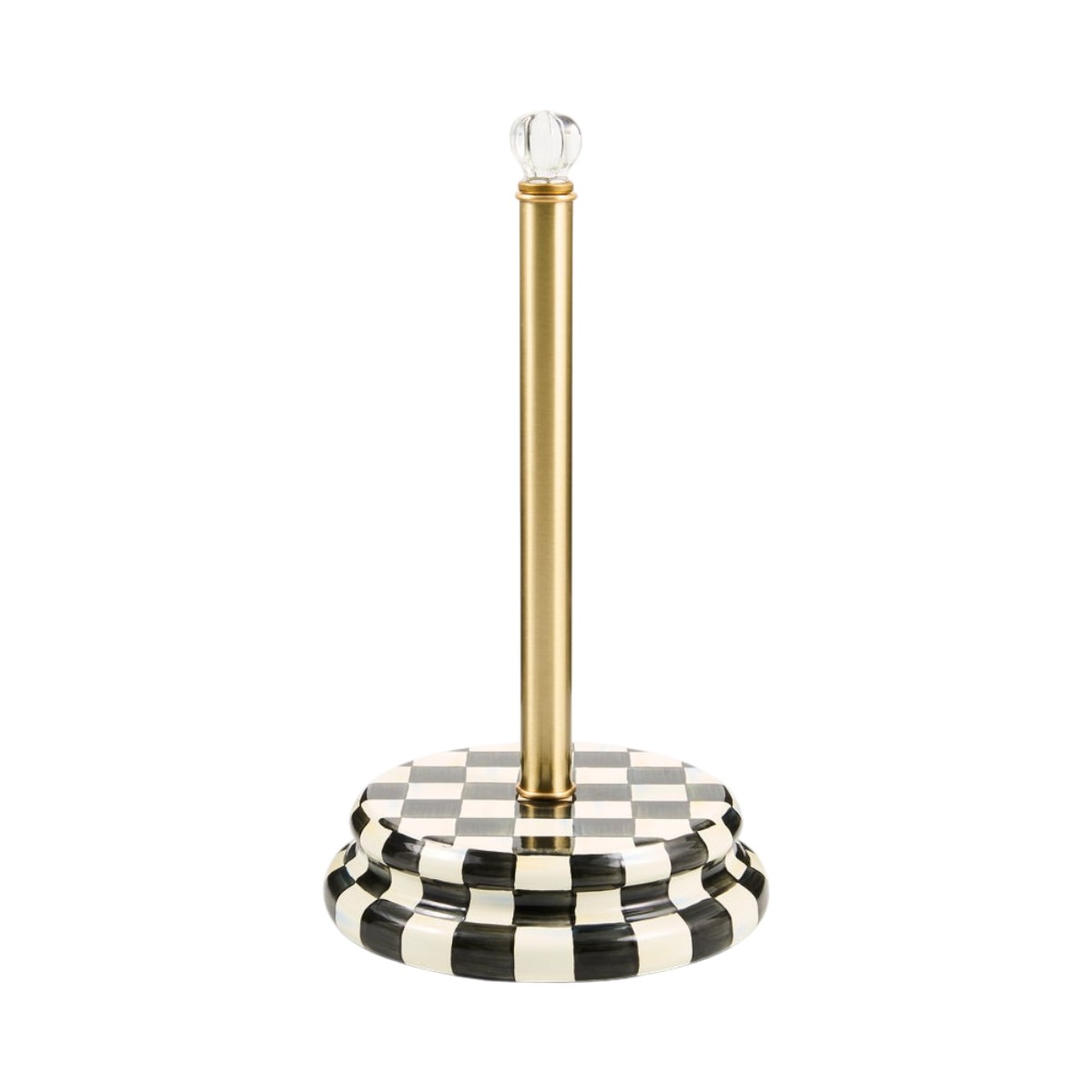 MacKenzie-Childs Paper Towel Holder, Courtly Check