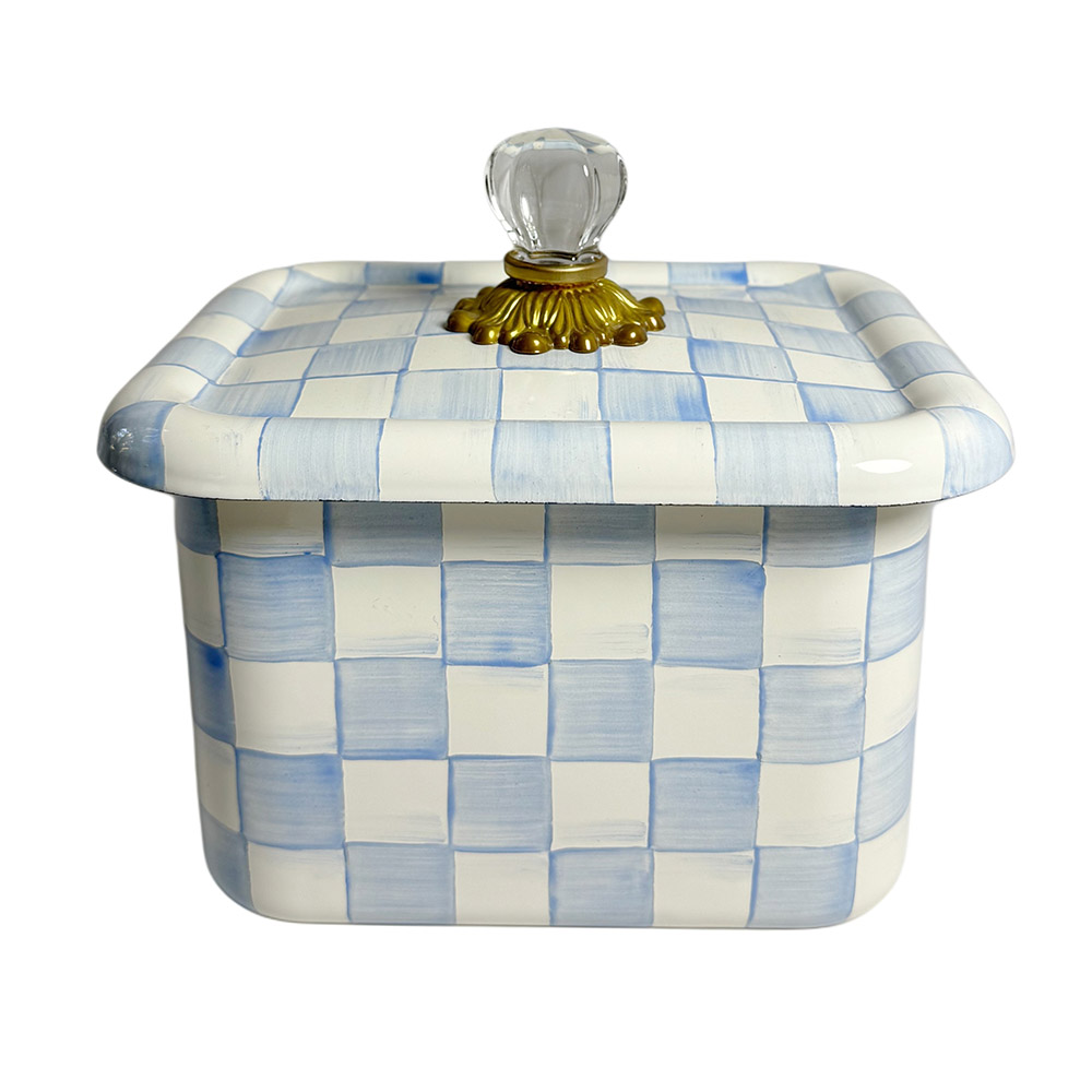 MacKenzie-Childs Recipe Box, Sky Check