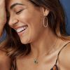 Kendra Scott Elle Open Frame Earrings in Rose Gold