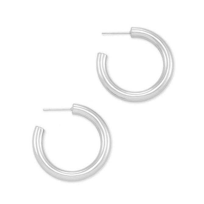 Kendra scott silver hoop earrings sale