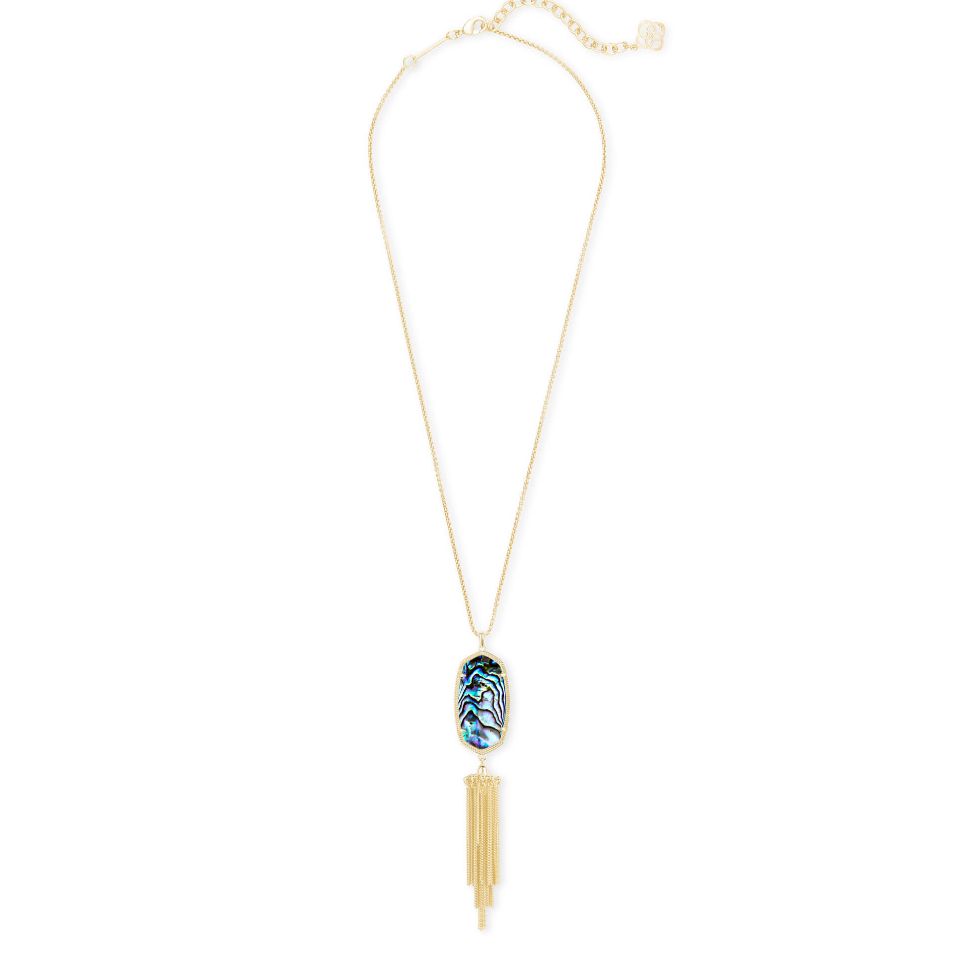 Kendra Scott Rayne Necklace Gold Abalone Shell