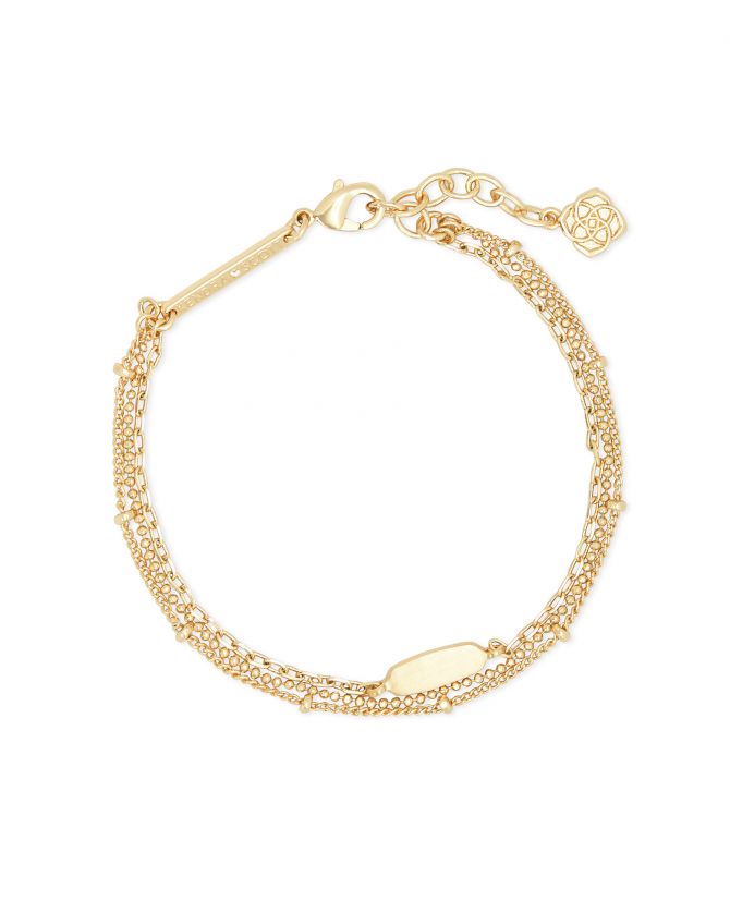 Kendra Scott Fern Multi Strand Bracelet, Gold