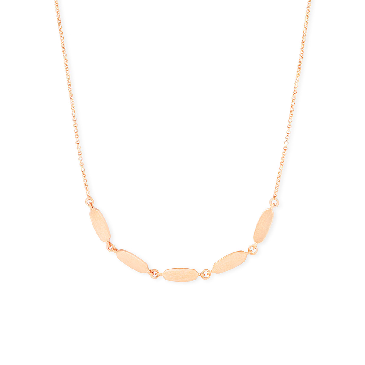 Kendra Scott Fern Short Strand Necklace in Rose Gold