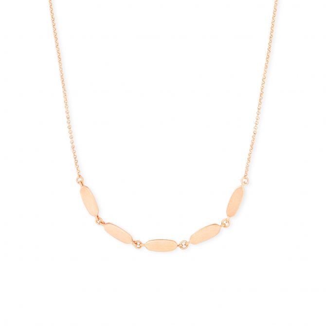Kendra Scott Fern Short Strand Necklace in Rose Gold
