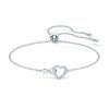 Swarovski Infinity Heart Bracelet, White