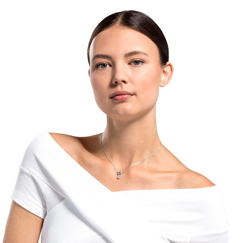 Swarovski Lifelong Heart Pendant, White