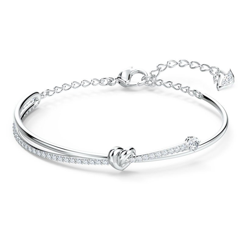 Swarovski Lifelong Heart Bangle, White | 5517944 | Borsheims