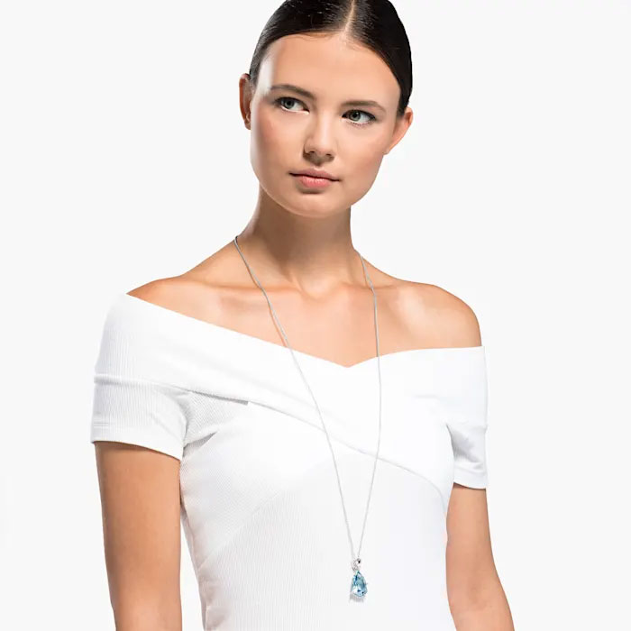 Swarovski Sunny Pendant, Aqua Green