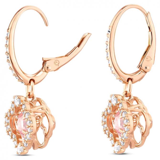 SWAROVSKI/ピアス/SPARKLING DANCE DIAL UP/美品 SWAROVSKI SPARKLING DANCE DIAL UP PIERCED EARRINGS, WHITE