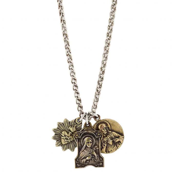 Miracle Icons by Mary Jo Pane Wheat Chain Necklace, 16mm