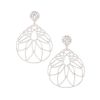 Kendra Scott Hallie Statement Earrings in Silver