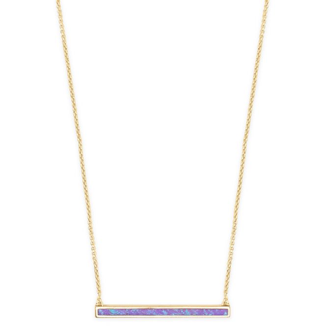 Elisa 18k Gold Vermeil Pendant Necklace in White Sterling Opal | Kendra  Scott