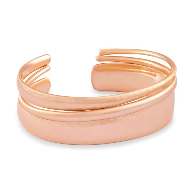 Kendra Scott Tiana Pinch Bracelet Set Rose Gold