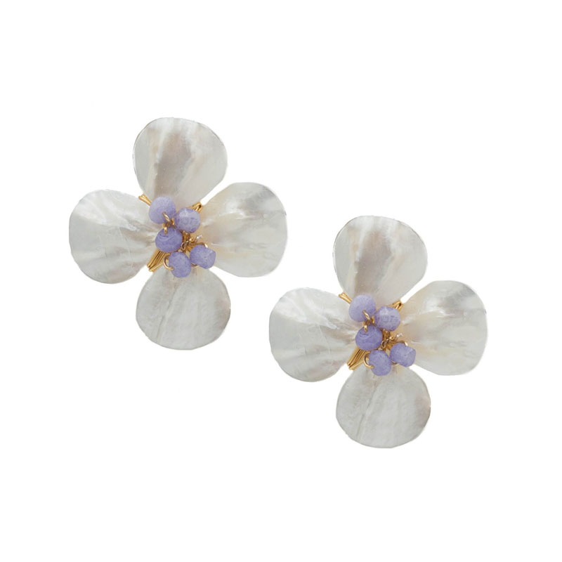 Hazen & Co Poppy Earring, Lavender