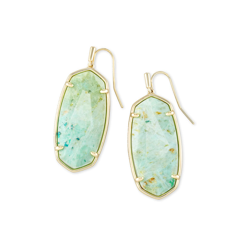 Kendra Scott Elle Gold Drop Earrings in 
