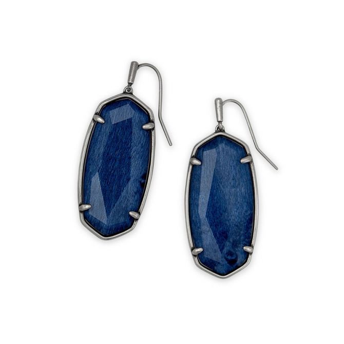 Kendra scott navy blue earrings on sale